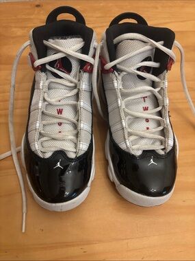 Jordan Basketball Sneakers - Black, White & Red
